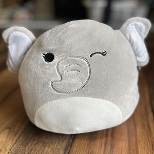 SQUISHMALLOW • Cherish the Elephant 8” plush stuffed safari animal